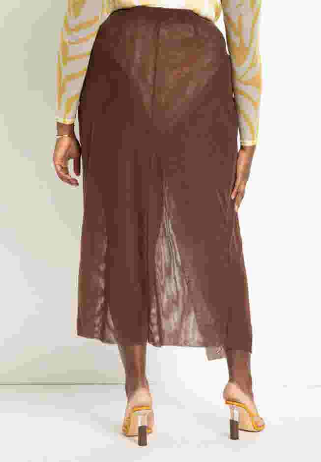 Twist Front Sarong Wrap Coverup Skirt image number 3
