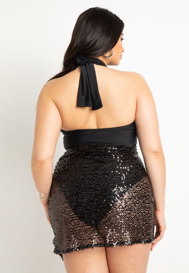 Novelty Mini Length Coverup Sarong Skirt image number null