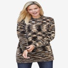 Crewneck Chenille Sweater image number null