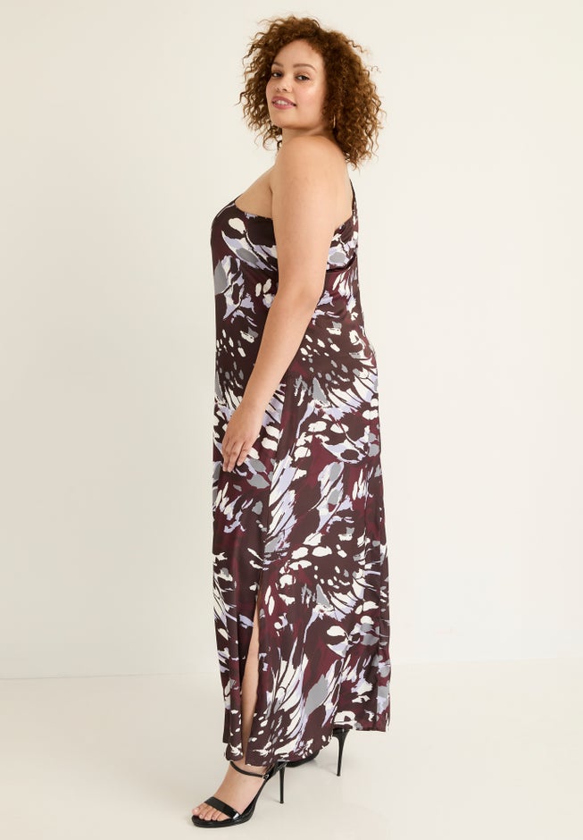 One-Shoulder Maxi Dress image number null