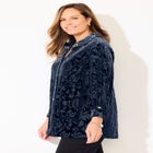 Buttonfront Burnout Blouse image number 2