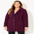 Teddy Bear Sherpa Trench Coat image number null