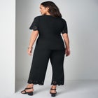 Stretch Knit Crepe Laser Cut Set image number null