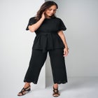 Stretch Knit Crepe Laser Cut Set image number null