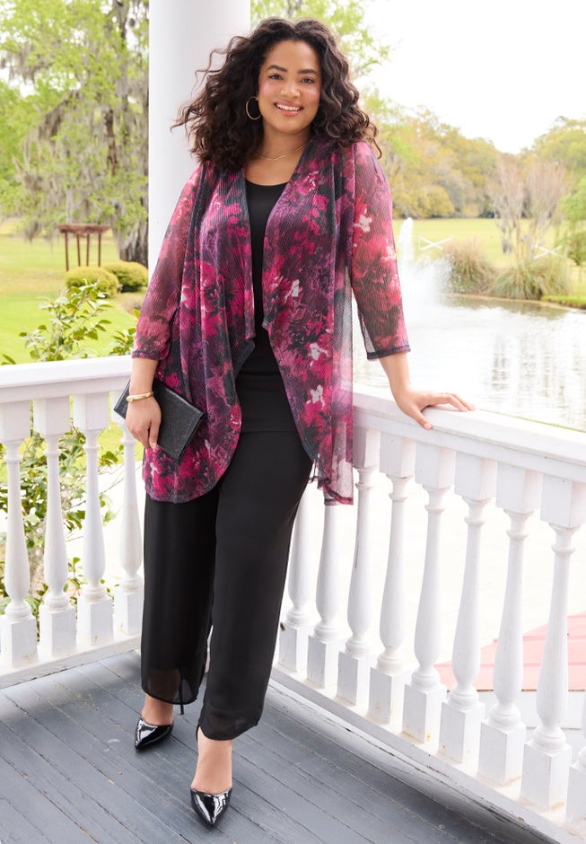 2-Piece Cardigan & Tank Twinkle Set image number 1