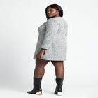 Tweed Long Sleeve Mini Dress image number null