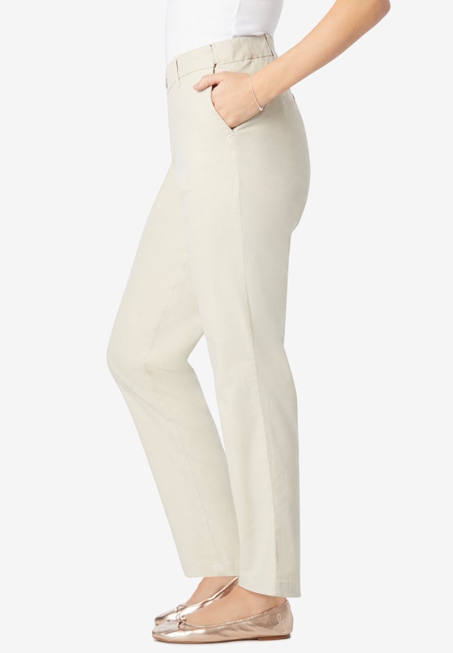 Adjustable Waist Straight-Leg Chino image number 2