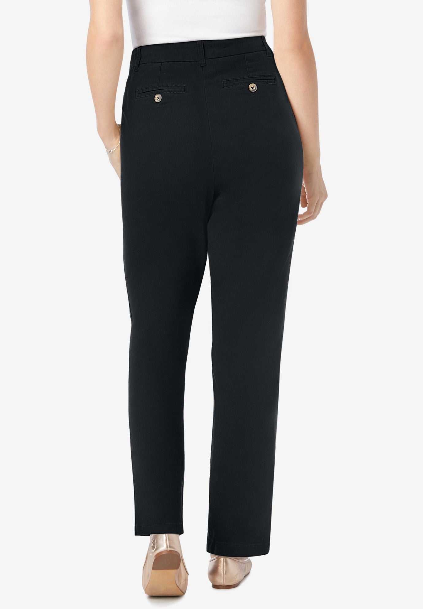 Adjustable Waist Straight-Leg Chino image number 1