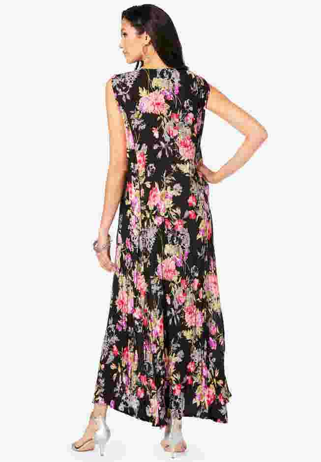 Hand Crinkled Button Front Dress image number 1