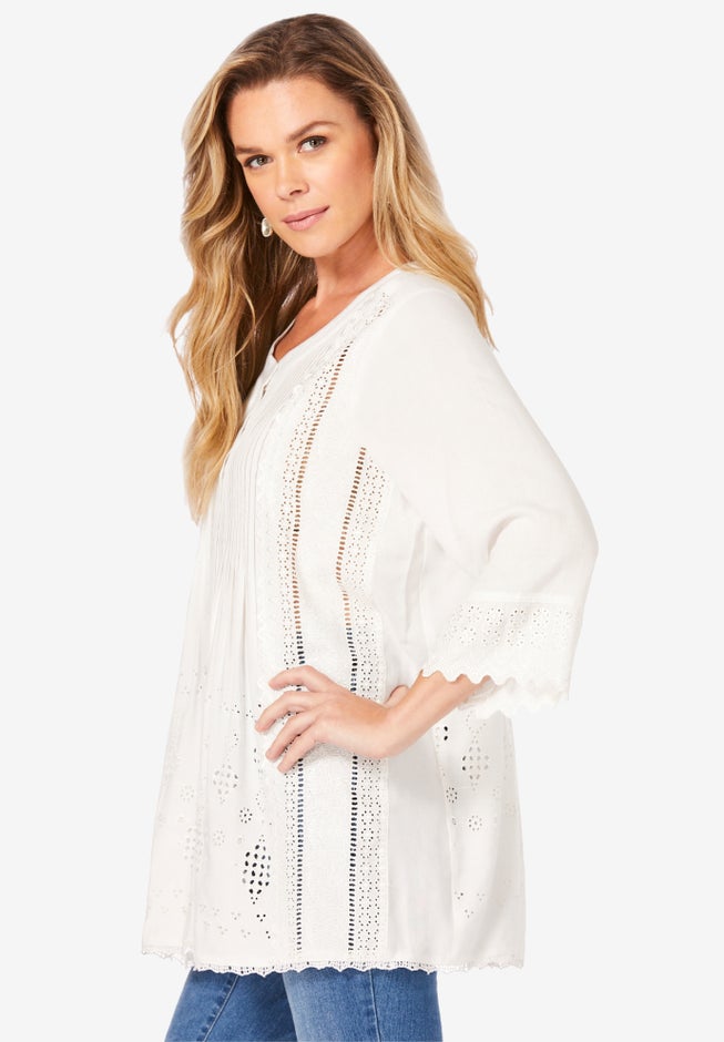 Eyelet Big Shirt image number 2