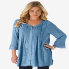 Eyelet Big Shirt image number null