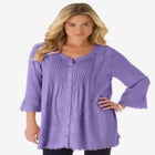 Eyelet Big Shirt image number null