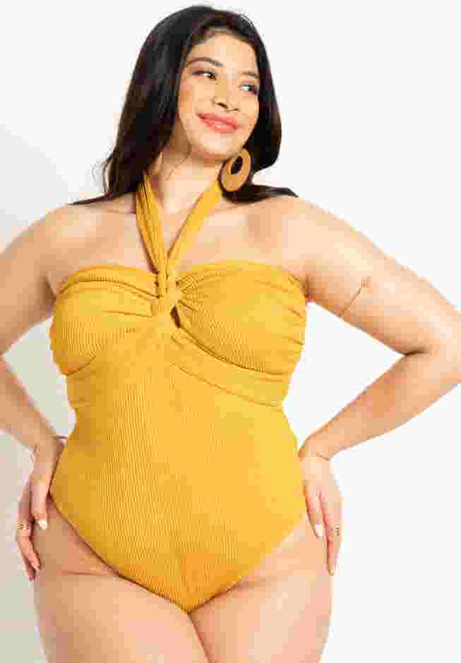 Braided Halter Swimsuit image number 1