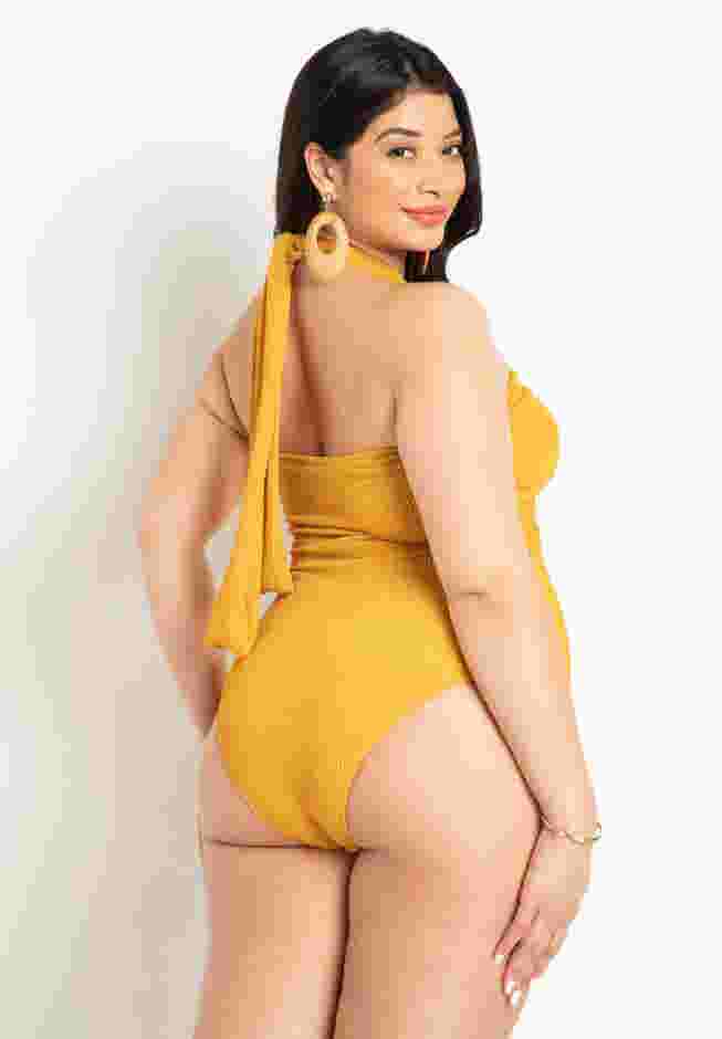 Braided Halter Swimsuit image number 2