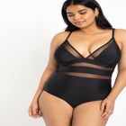 Mesh Detail Swimsuit image number null