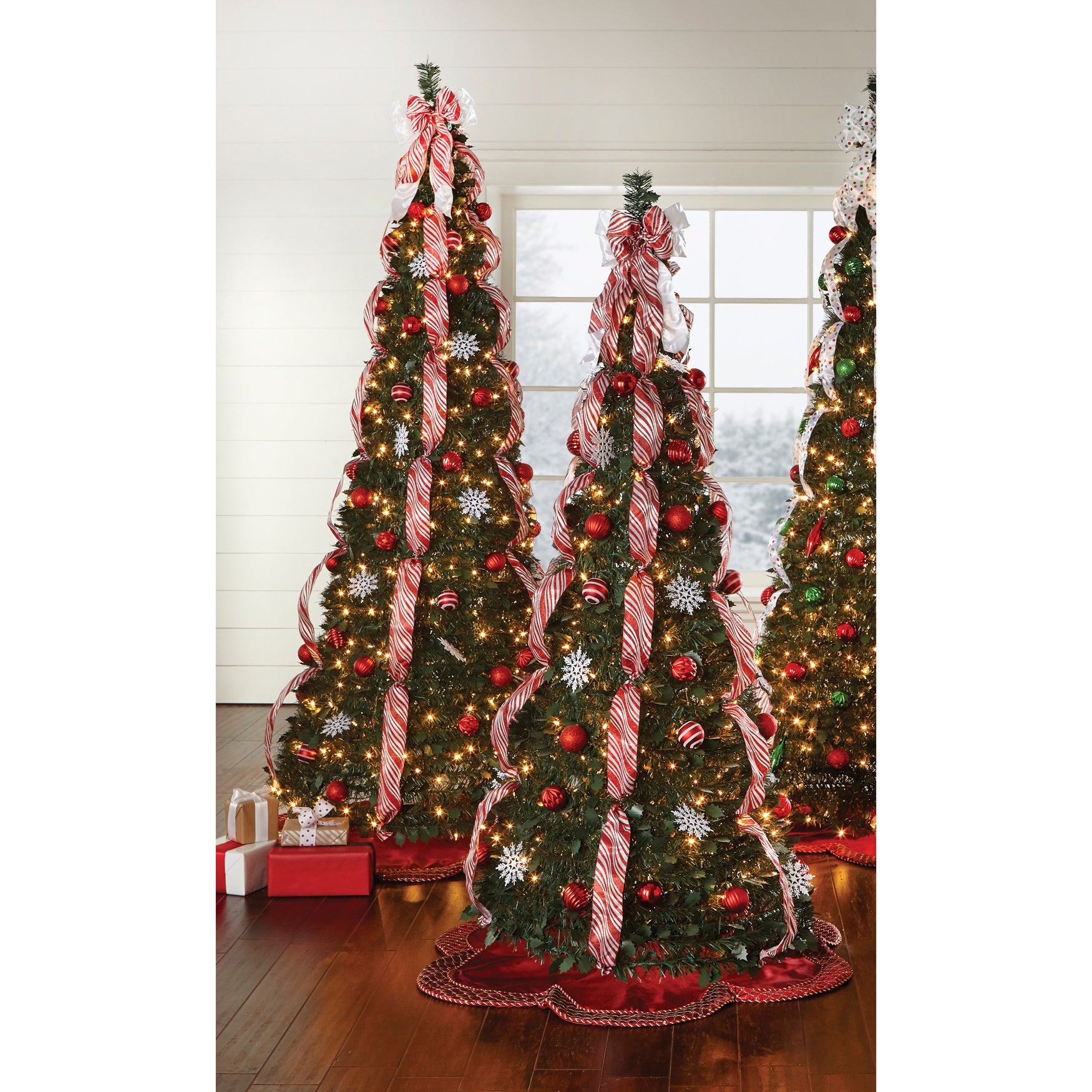 Fully Decorated Pre-Lit 6FT Pop-Up Christmas Tree image number 1