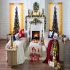 Fully Decorated Pre-Lit 7½’ Pop-Up Christmas Tree image number null