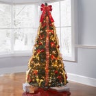 Fully Decorated Pre-Lit 7&frac12;FT Pop-Up Christmas Tree image number null