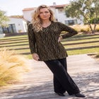 Flocked Mesh Tunic image number 1