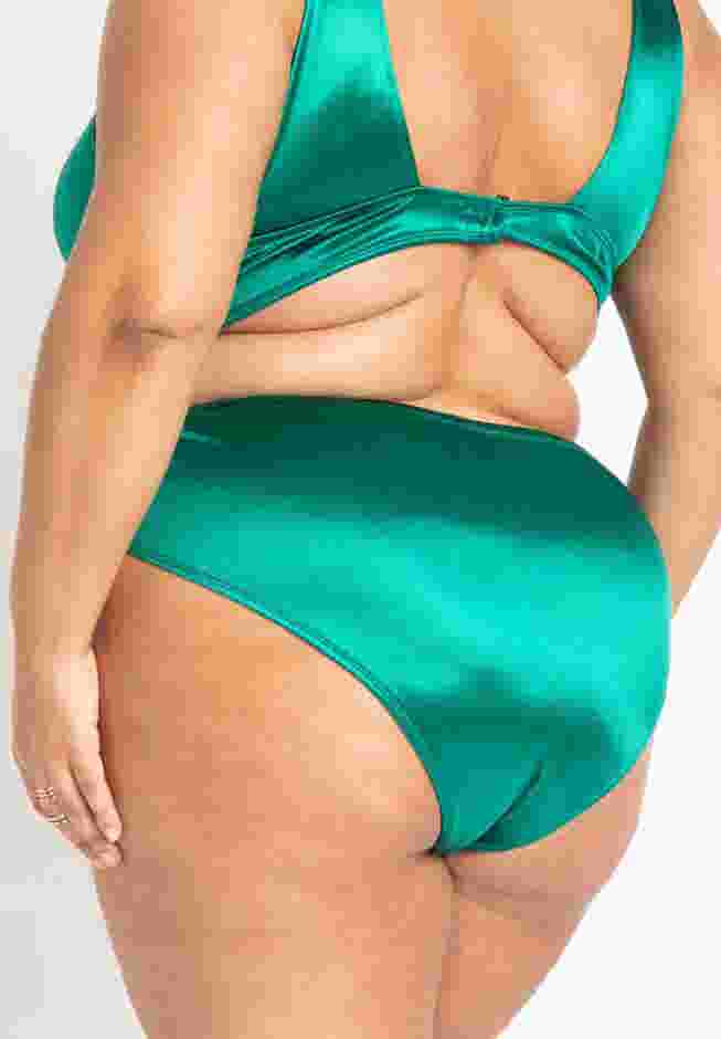 Gabi Fresh Swim x ELOQUII High Waisted Bikini Bottom with Ring Detail image number 3