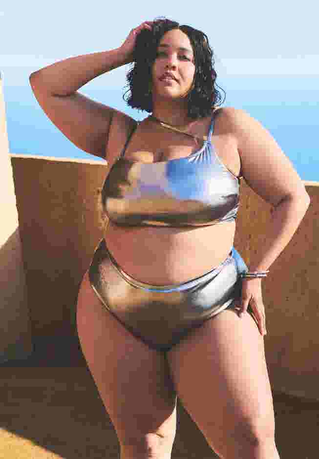 Gabi Fresh Swim x ELOQUII High Waisted Bikini Bottom image number 0