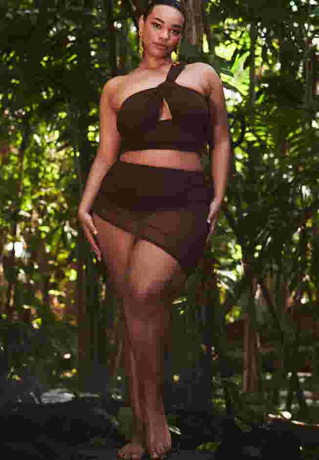 Ruched Bikini Miniskirt image number 0