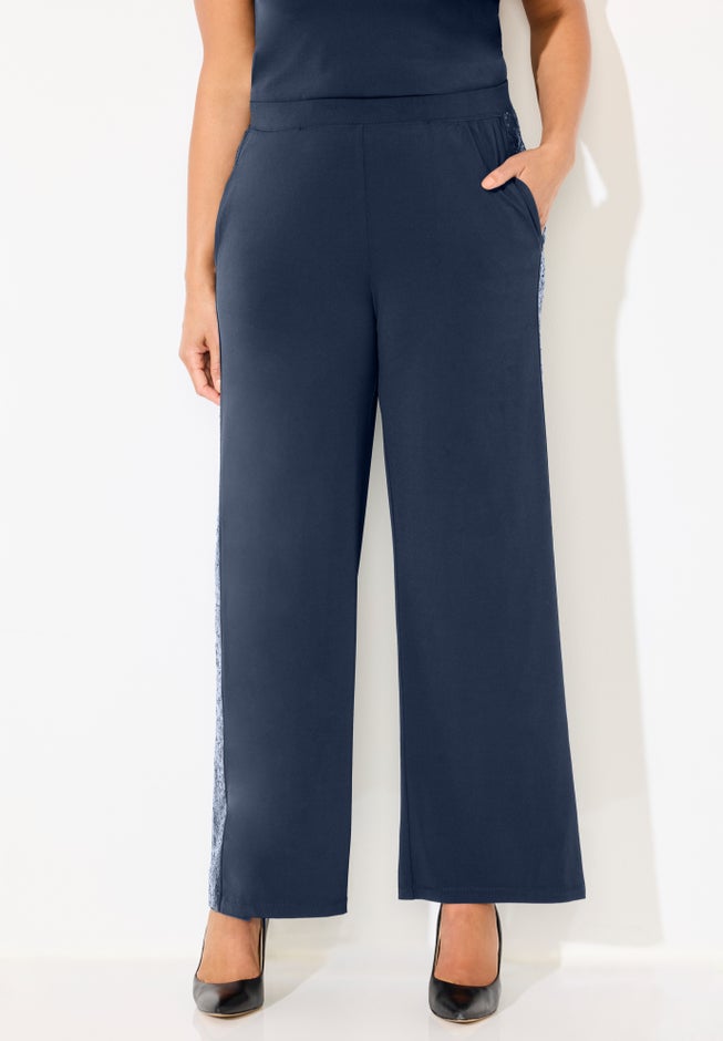 Sequin Stripe Pant image number 1