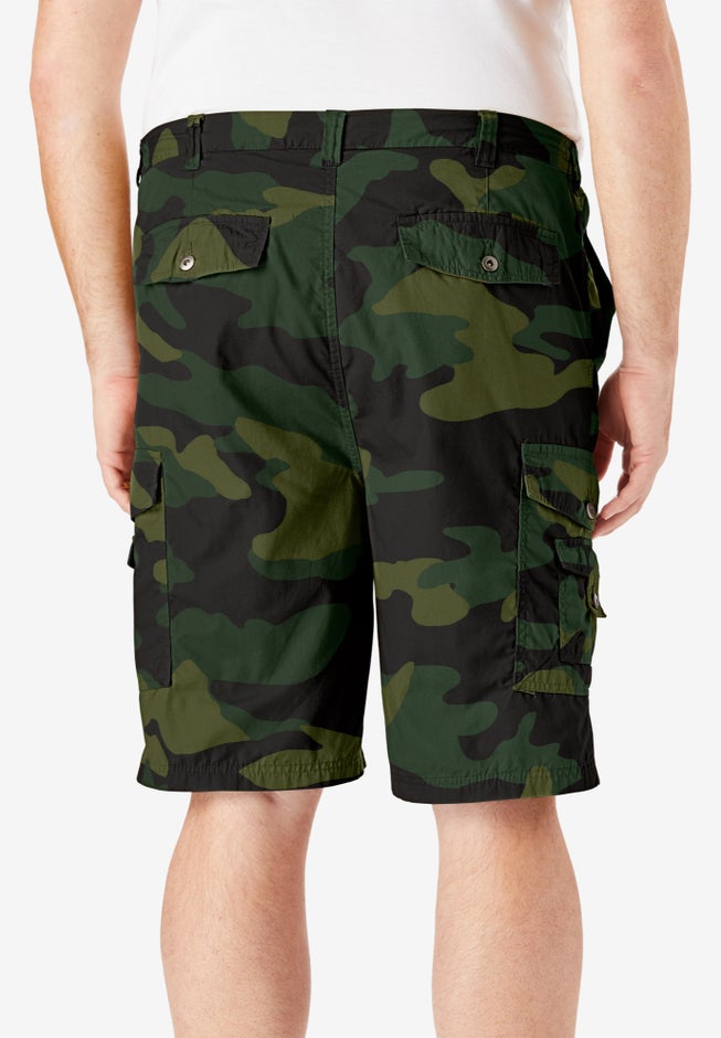 10" Side Elastic Canyon Cargo Shorts image number 1