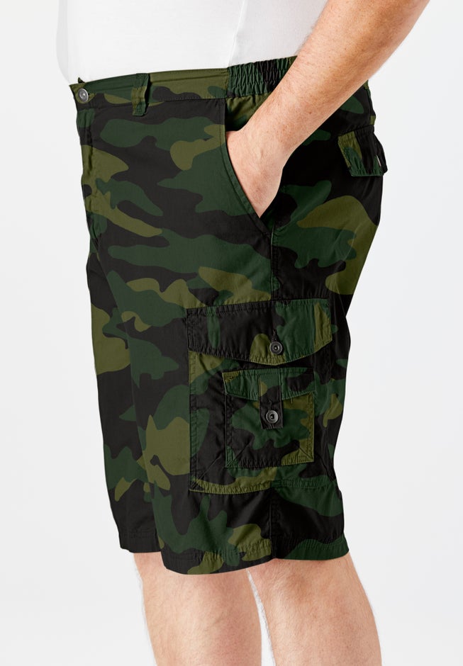 10" Side Elastic Canyon Cargo Shorts image number 2