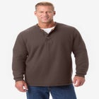 Bonded Sherpa Waffle Henley image number null