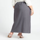 Maxi Structured Wrap Skirt image number null