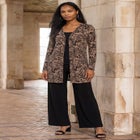 Everyday Stretch Knit Wide Leg Pant image number null