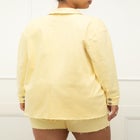 ELOQUII Elements Oversized Shacket With Unfinished Hem image number null