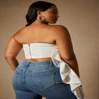 Bridal by ELOQUII Bow Bustier Top image number null