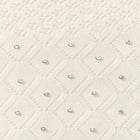 Rhinestone Pointelle Knit Sweater image number null