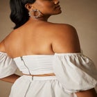 Bridal by ELOQUII Off The Shoulder Top image number null
