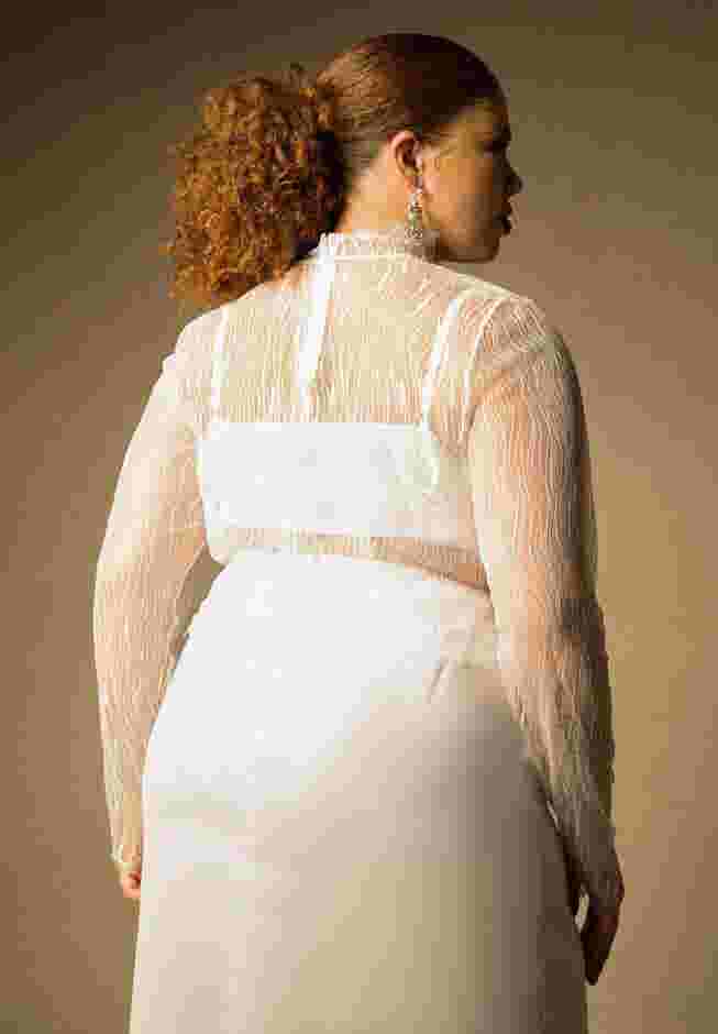 Bridal by ELOQUII Lace Turtleneck image number 1
