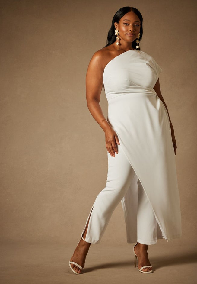 Bridal by ELOQUII High Waist Pencil Pant image number null