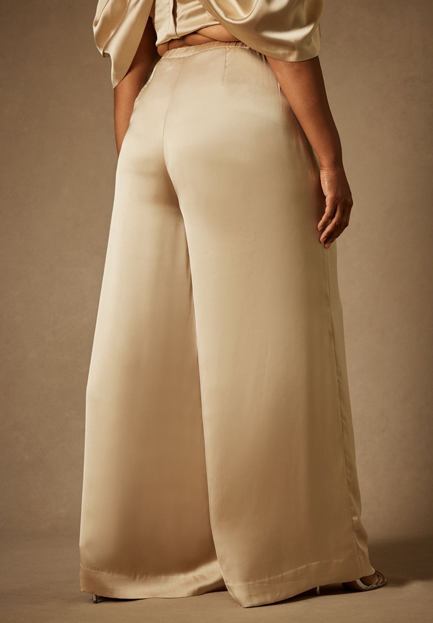 Bridal by ELOQUII Wide Leg Trouser image number 2