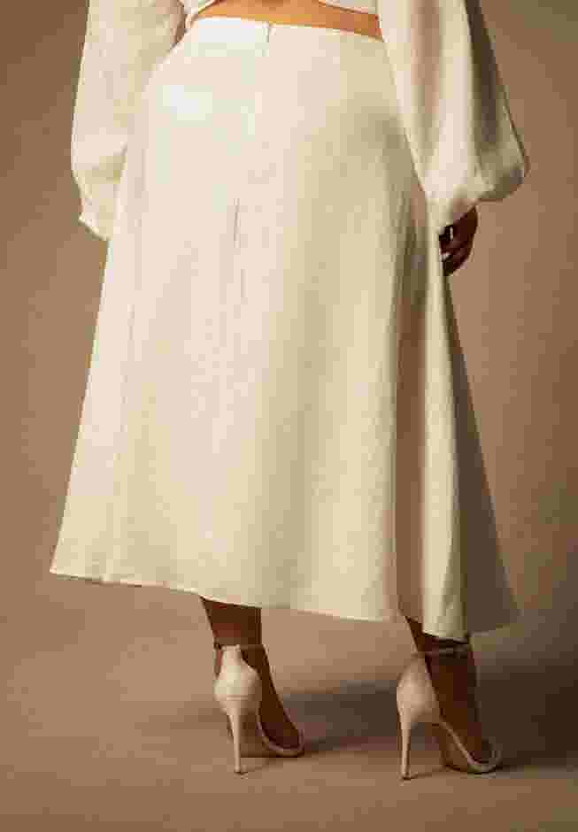 Bridal by ELOQUII A-Line Skirt image number 2