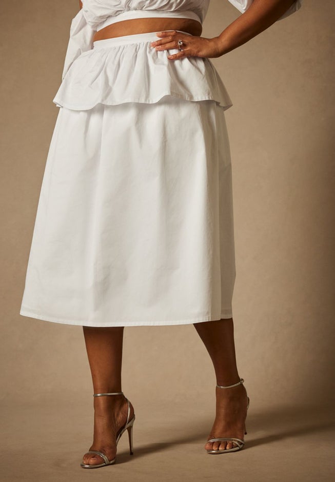 Bridal by ELOQUII Peplum Skirt image number 1