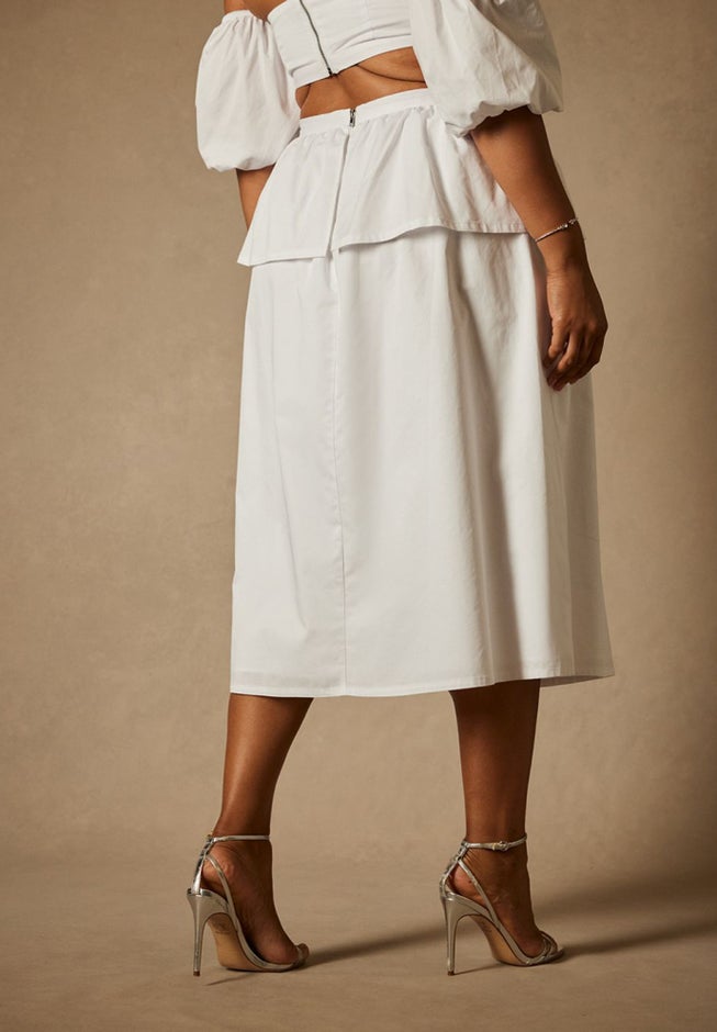 Bridal by ELOQUII Peplum Skirt image number 2