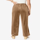 Wide Leg Velour Pant image number null