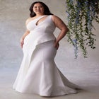 Bridal by ELOQUII Tulle Gown with Slit image number null