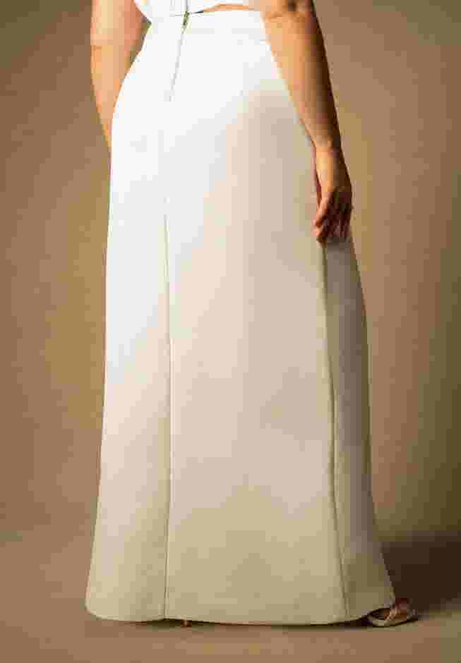 Bridal by ELOQUII Bustier Top with Sheath Skirt image number 3