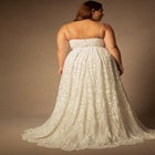 Bridal by ELOQUII Sequin Gown With Detachable Skirt image number null