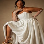 Bridal by ELOQUII Corset Gown With Bubble Skirt image number null