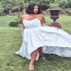 Bridal by ELOQUII Corset Gown With Bubble Skirt image number null