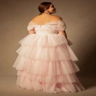 Bridal by ELOQUII Mixed Tulle Gown image number 2