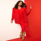 Ultrasmooth&reg; Fabric Long Sleeve Cardigan image number null